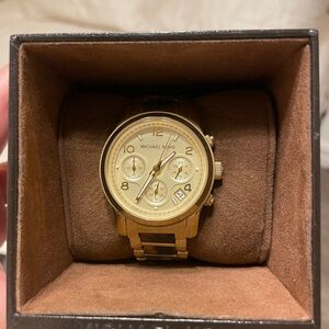 Michael Kors Gold Chronograph Watch